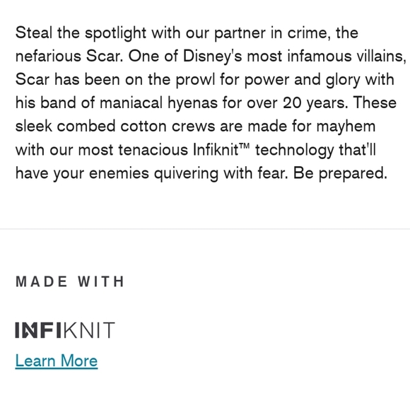 NWT Men's Disney Villains Scar Stance Crew Socks - Picture 6 of 10